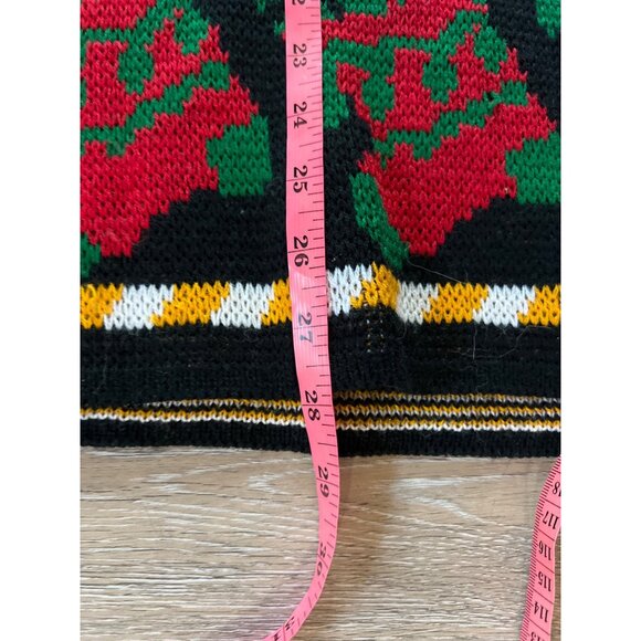 Vintage Carolina Colours Ugly Christmas Sweater S Festive Pattern F3 - Picture 4 of 5